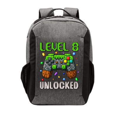 Birthday Level 8 Unlocked 8th Birthday Game Pixel Gift Vector Backpack