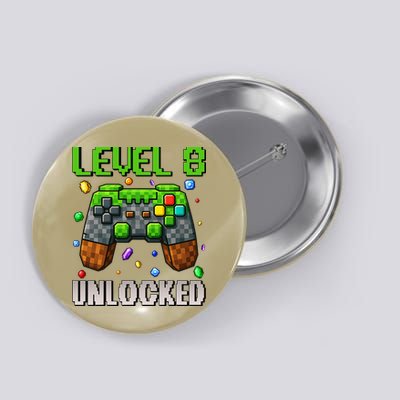Birthday Level 8 Unlocked 8th Birthday Game Pixel Gift Button
