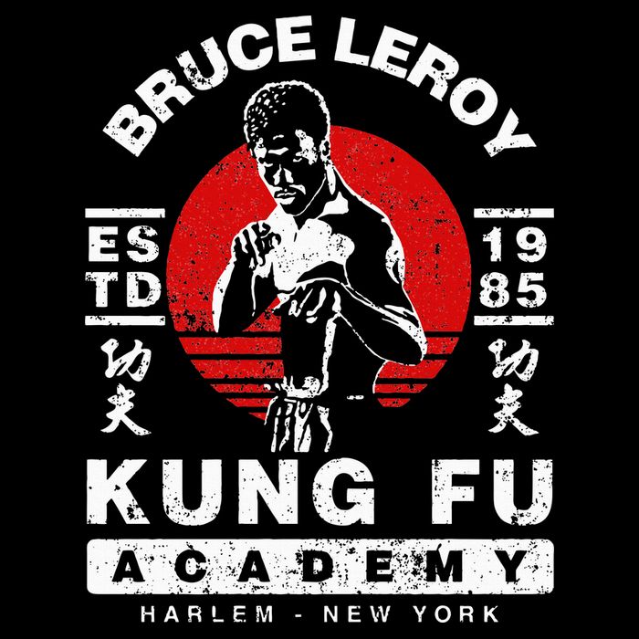 Bruce Leroy Academy  Drawstring Bag
