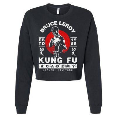 Bruce Leroy Academy  Cropped Pullover Crew