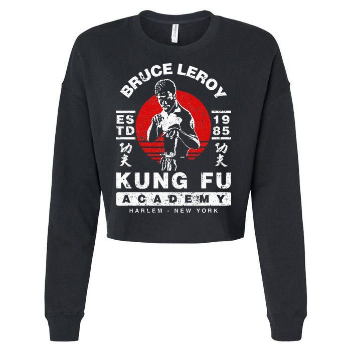 Bruce Leroy Academy  Cropped Pullover Crew