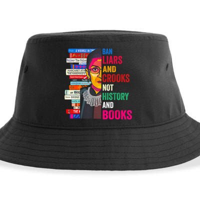 Ban Liars And Crooks Not History And Books Sustainable Bucket Hat