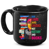 Ban Liars And Crooks Not History And Books 15oz Campfire Ceramic Mug
