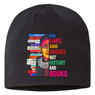 Ban Liars And Crooks Not History And Books Sustainable Beanie