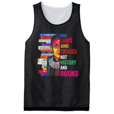 Ban Liars And Crooks Not History And Books Mesh Reversible Basketball Jersey Tank