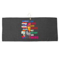 Ban Liars And Crooks Not History And Books Large Microfiber Waffle Golf Towel