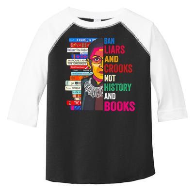 Ban Liars And Crooks Not History And Books Toddler Fine Jersey T-Shirt
