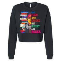 Ban Liars And Crooks Not History And Books Cropped Pullover Crew