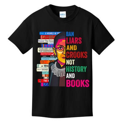 Ban Liars And Crooks Not History And Books Kids T-Shirt