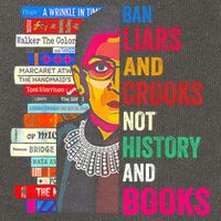 Ban Liars And Crooks Not History And Books Cotton Canvas Backpack
