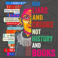 Ban Liars And Crooks Not History And Books Vector Backpack