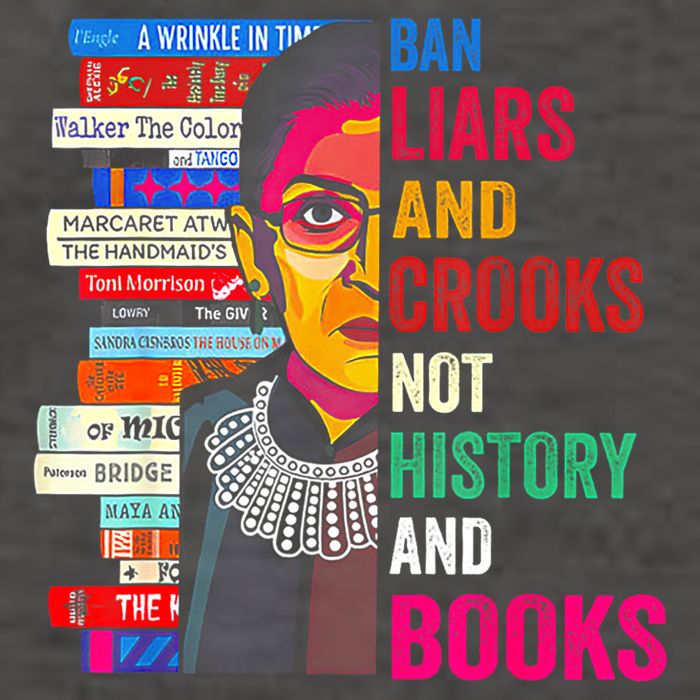 Ban Liars And Crooks Not History And Books Vector Backpack