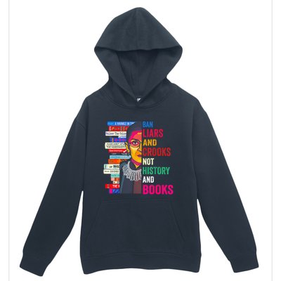 Ban Liars And Crooks Not History And Books Urban Pullover Hoodie