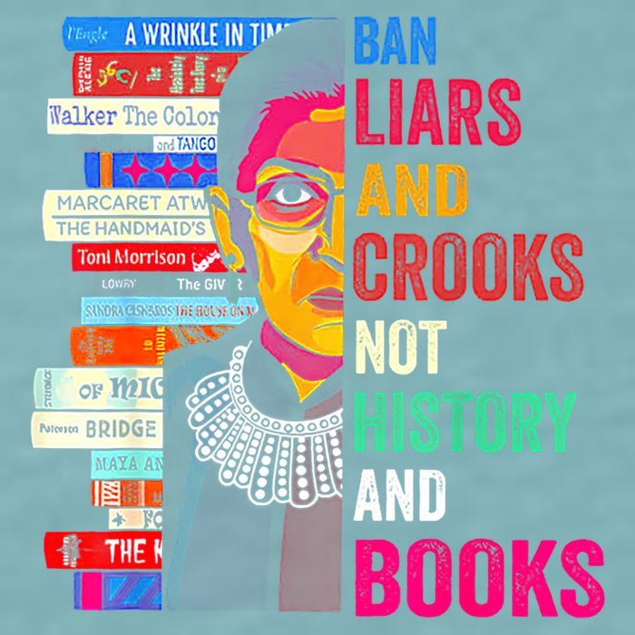 Ban Liars And Crooks Not History And Books Sueded Cloud Jersey T-Shirt