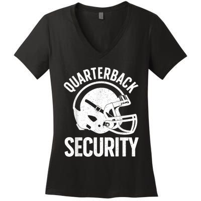 Best Lineman Art Football Appreciation Lineman Women's V-Neck T-Shirt