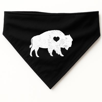 Bison Lover American Buffalo National Park Souvenir USA-Made Doggie Bandana