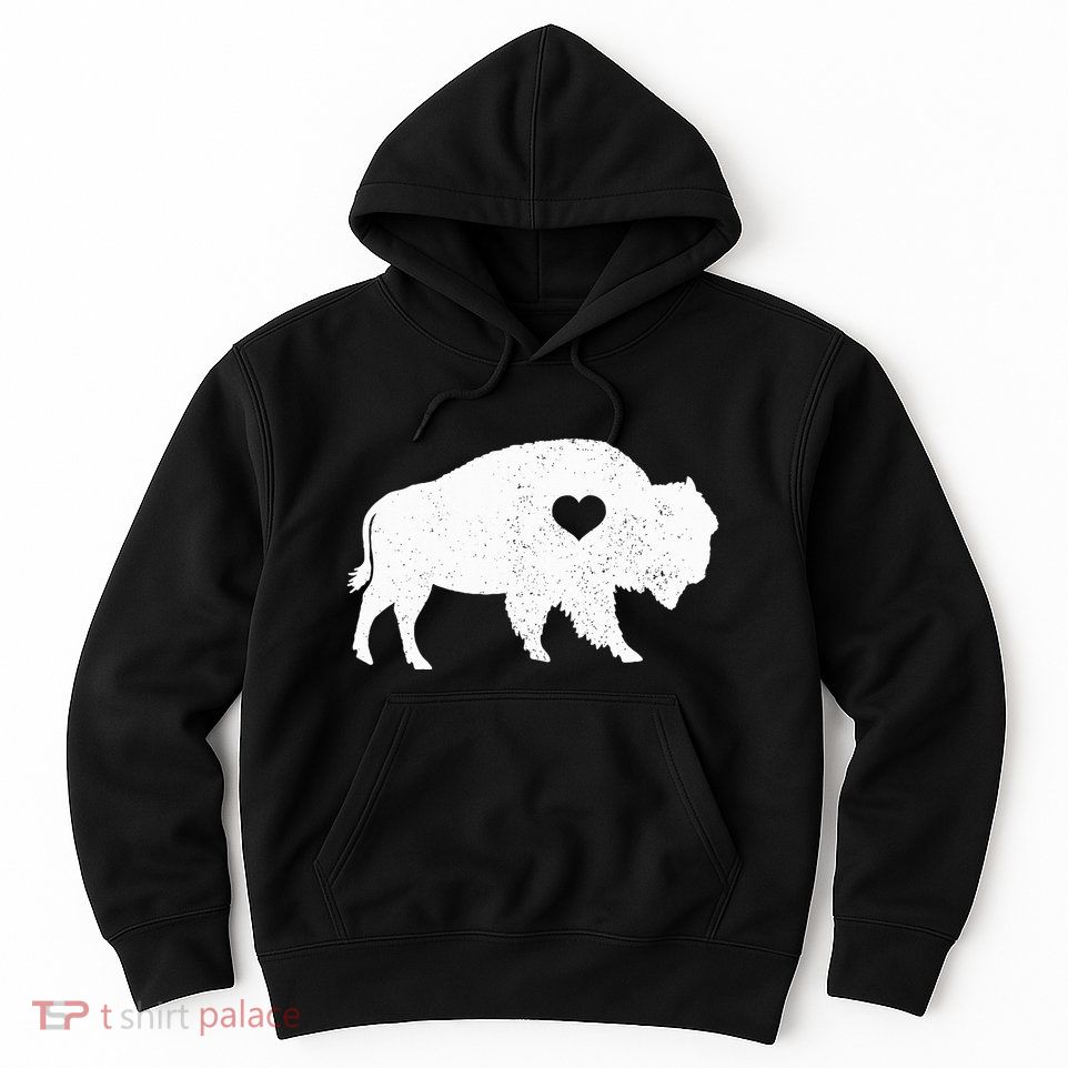 Bison Lover American Buffalo National Park Souvenir Hoodie