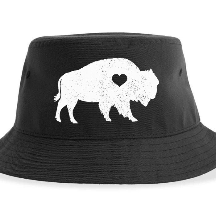 Bison Lover American Buffalo National Park Souvenir Sustainable Bucket Hat