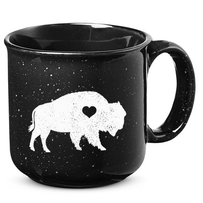 Bison Lover American Buffalo National Park Souvenir 15oz Campfire Ceramic Mug