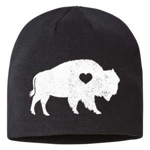 Bison Lover American Buffalo National Park Souvenir Sustainable Beanie