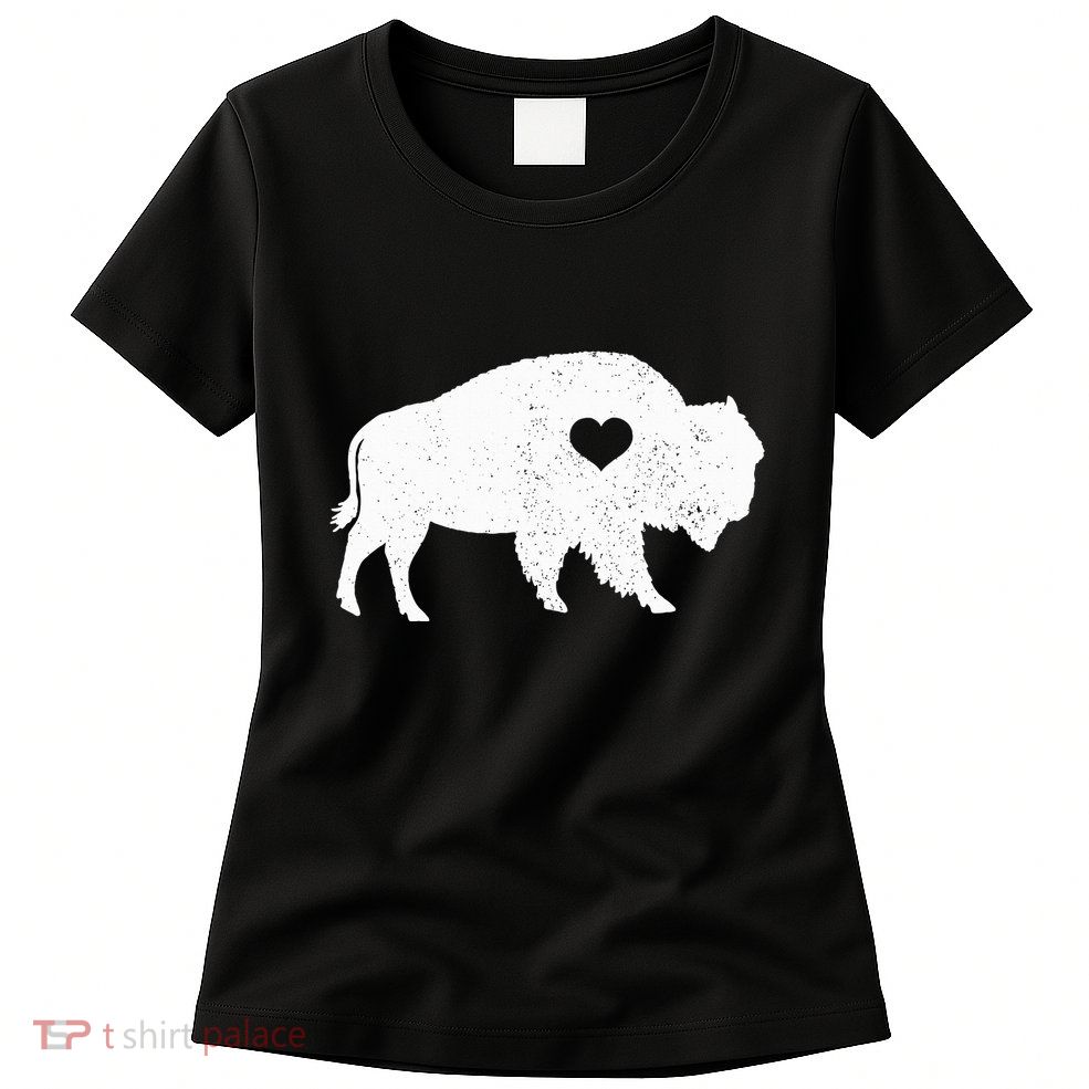 Bison Lover American Buffalo National Park Souvenir Womens T-Shirt