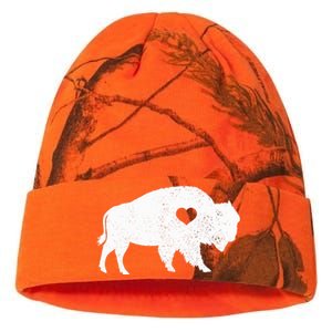 Bison Lover American Buffalo National Park Souvenir Kati Licensed 12" Camo Beanie