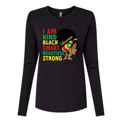 Black Librarian African American Library Worker Meaningful Gift Womens Cotton Relaxed Long Sleeve T-Shirt