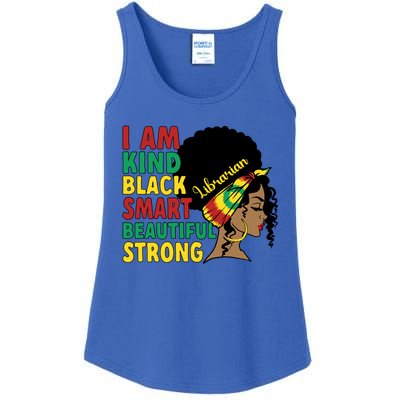 Black Librarian African American Library Worker Meaningful Gift Ladies Essential Tank