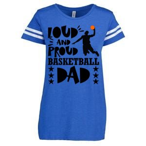 Basketball Loud And Proud Basketball Dad Enza Ladies Jersey Football T-Shirt