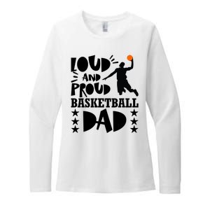 Basketball Loud And Proud Basketball Dad Womens CVC Long Sleeve Shirt