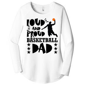 Basketball Loud And Proud Basketball Dad Women's Perfect Tri Tunic Long Sleeve Shirt