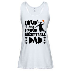 Basketball Loud And Proud Basketball Dad Ladies Essential Flowy Tank