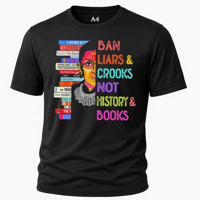 Ban Liars And Crooks Not History And Book Cooling Performance Crew T-Shirt