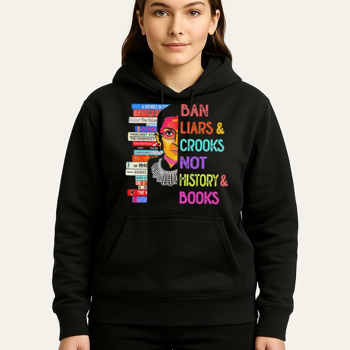 Ban Liars And Crooks Not History And Book Hoodie