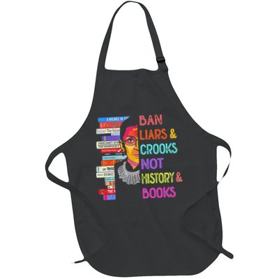 Ban Liars And Crooks Not History And Book Apron