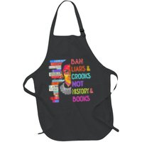 Ban Liars And Crooks Not History And Book Apron