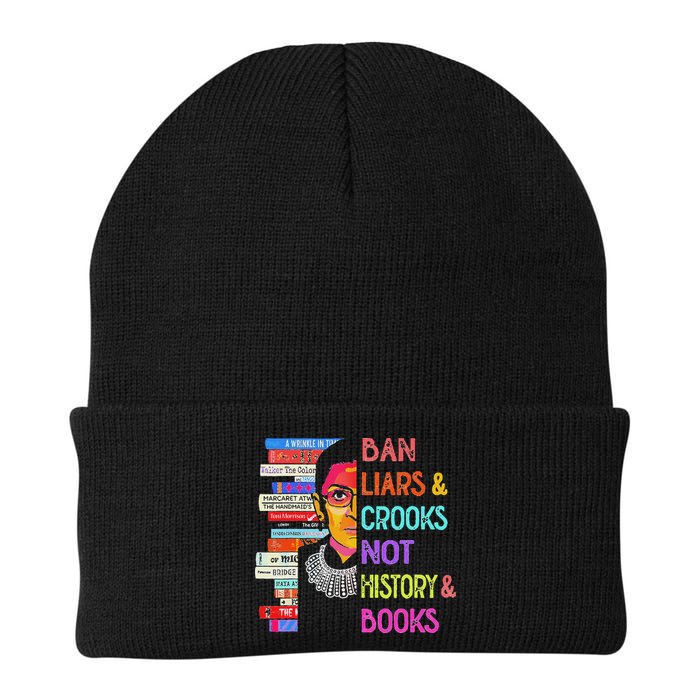 Ban Liars And Crooks Not History And Book Beanie