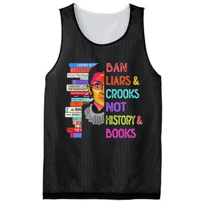 Ban Liars And Crooks Not History And Book Mesh Reversible Basketball Jersey Tank