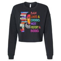 Ban Liars And Crooks Not History And Book Cropped Pullover Crew
