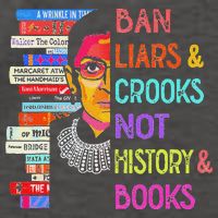 Ban Liars And Crooks Not History And Book Vector Backpack