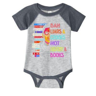 Ban Liars And Crooks Not History And Book Infant Baby Jersey Bodysuit