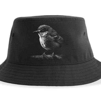 Bird Lover Artwork Animal Motif Bird Sustainable Bucket Hat