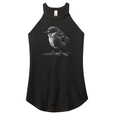 Bird Lover Artwork Animal Motif Bird Women’s Perfect Tri Rocker Tank