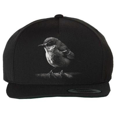 Bird Lover Artwork Animal Motif Bird Wool Snapback Cap