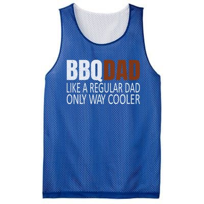 Bbqdad Like A Normal Dad Only Way Cooler Barbecue Dad Gift Mesh Reversible Basketball Jersey Tank