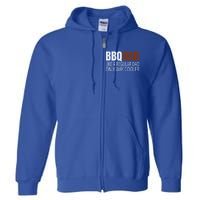 Bbqdad Like A Normal Dad Only Way Cooler Barbecue Dad Gift Full Zip Hoodie