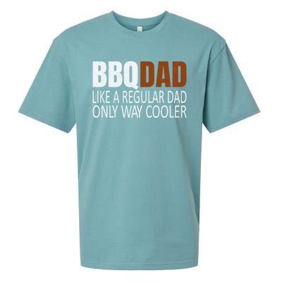 Bbqdad Like A Normal Dad Only Way Cooler Barbecue Dad Gift Sueded Cloud Jersey T-Shirt