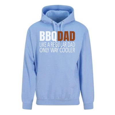 Bbqdad Like A Normal Dad Only Way Cooler Barbecue Dad Gift Unisex Surf Hoodie