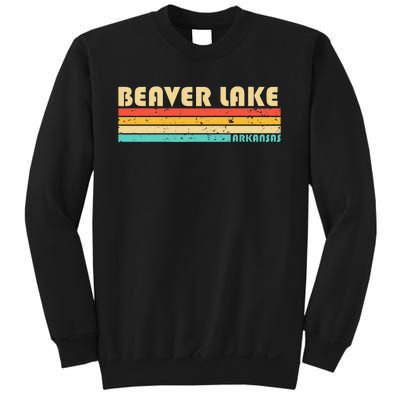 BEAVER LAKE ARKANSAS Funny Fishing Camping Summer Sweatshirt