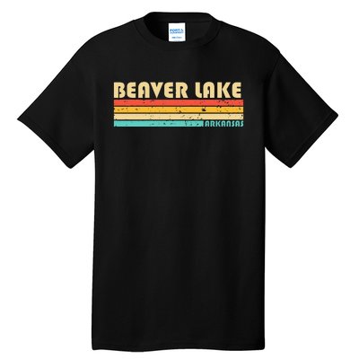 BEAVER LAKE ARKANSAS Funny Fishing Camping Summer Tall T-Shirt